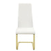 Montclair - Side Chairs (Set of 4) - White And Rustic Brass Sacramento Furniture Store Furniture store in Sacramento