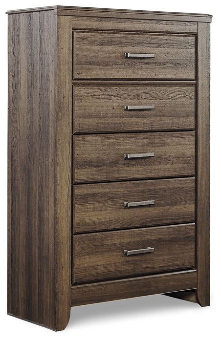 Juararo - Dark Brown - Five Drawer Chest Sacramento Furniture Store Furniture store in Sacramento