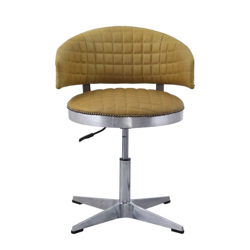 Brancaster - Chair - Turmeric Top Grain Leather & Chrome Sacramento Furniture Store Furniture store in Sacramento