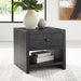 Foyland - Black - Square End Table Sacramento Furniture Store Furniture store in Sacramento