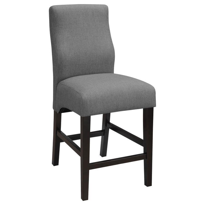 Mulberry - Upholstered Counter Height Stools (Set of 2) - Gray And Cappuccino Sacramento Furniture Store Furniture store in Sacramento