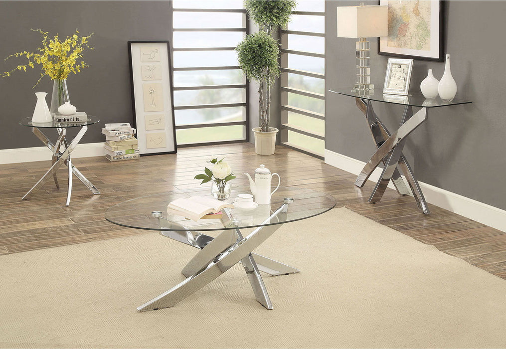 Laila - End Table - Pearl Silver Sacramento Furniture Store Furniture store in Sacramento