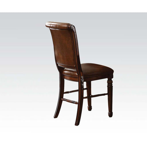 Winfred - Counter Height Chair (Set of 2) - PU & Cherry Sacramento Furniture Store Furniture store in Sacramento