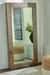 Waltleigh - Distressed Brown - Floor Mirror Sacramento Furniture Store Furniture store in Sacramento