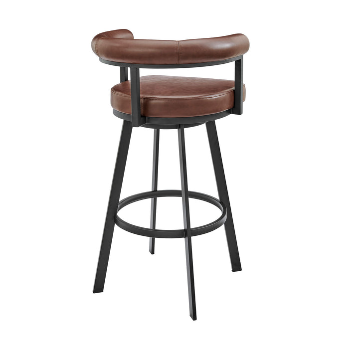 Magnolia - Swivel Stool - Black Metal