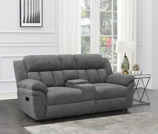 Bahrain - Upholstered Loveseat With Console Sacramento Furniture Store Furniture store in Sacramento
