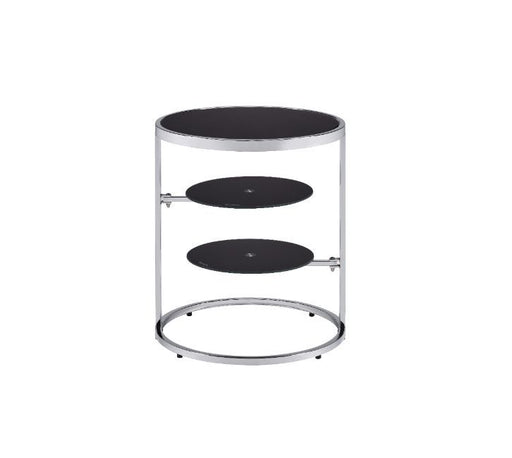 Lynch - Accent Table - Black & Chrome Finish Sacramento Furniture Store Furniture store in Sacramento