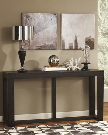 Watson - Dark Brown - Sofa Table Sacramento Furniture Store Furniture store in Sacramento