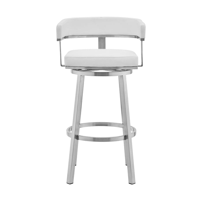 Lorin - Stainless Steel Swivel Bar Stool