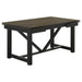 Malia - Rectangular Dining Table With Refractory Extension Leaf - Black Sacramento Furniture Store Furniture store in Sacramento