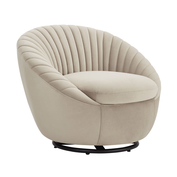 Bella - Velvet Swivel Accent Chair