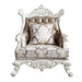 Vanaheim - Chair - Fabric & Antique White Finish Sacramento Furniture Store Furniture store in Sacramento