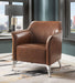 Teague - Accent Chair - Brown PU Sacramento Furniture Store Furniture store in Sacramento