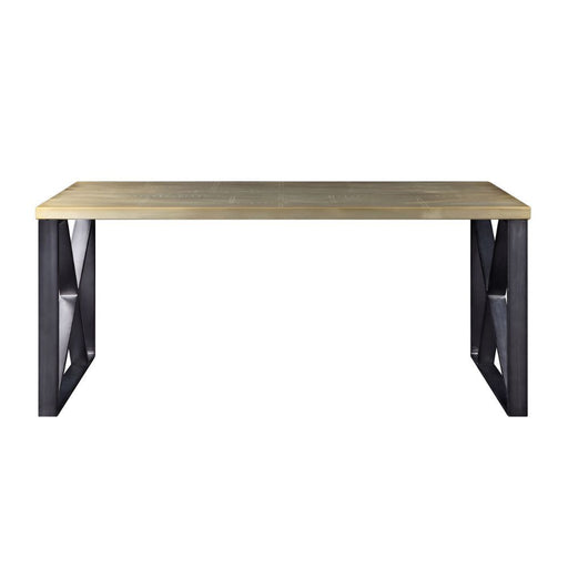 Jennavieve - Desk - Gold Aluminum Sacramento Furniture Store Furniture store in Sacramento