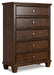 Danabrin - Brown - Five Drawer Chest Sacramento Furniture Store Furniture store in Sacramento