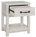 Dorrinson - White - One Drawer Night Stand Sacramento Furniture Store Furniture store in Sacramento