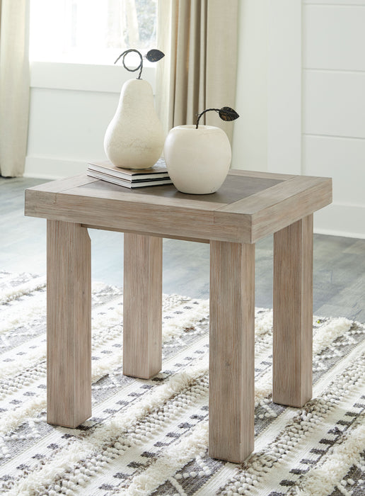 Hennington - Light Brown - Rectangular End Table Sacramento Furniture Store Furniture store in Sacramento