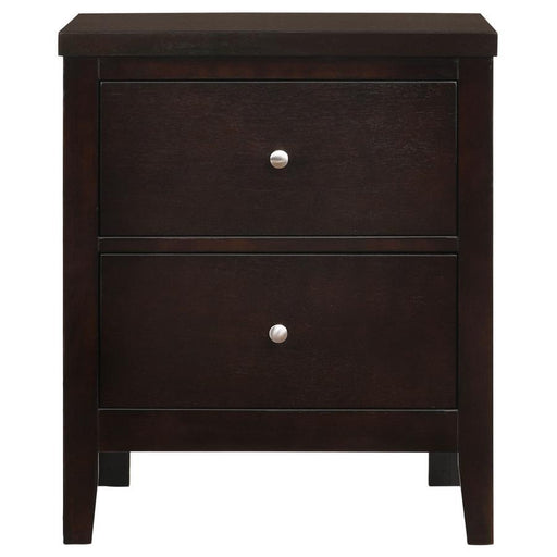 Carlton - 2-Drawer Rectangular Nightstand - Cappuccino Sacramento Furniture Store Furniture store in Sacramento