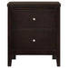 Carlton - 2-Drawer Rectangular Nightstand - Cappuccino Sacramento Furniture Store Furniture store in Sacramento