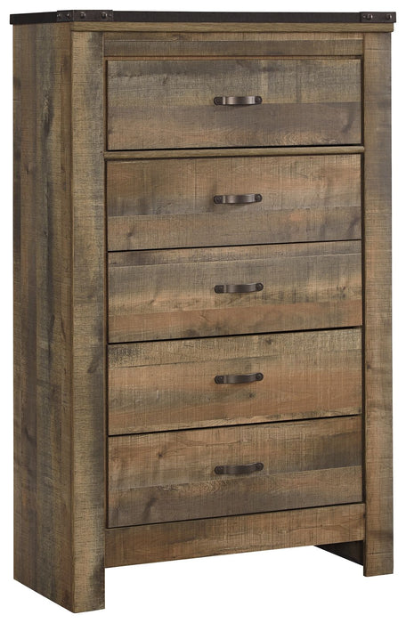 Trinell - Brown - Five Drawer Chest Sacramento Furniture Store Furniture store in Sacramento