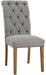 Harvina - Gray - Dining Uph Side Chair (Set of 2) Sacramento Furniture Store Furniture store in Sacramento