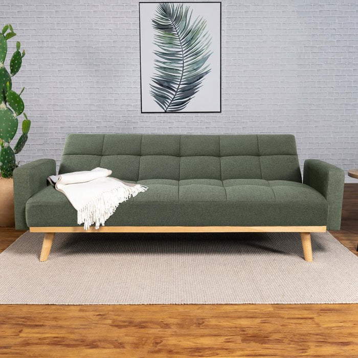 Kourtney - Upholstered Track Arms Covertible Sofa Bed Sacramento Furniture Store Furniture store in Sacramento