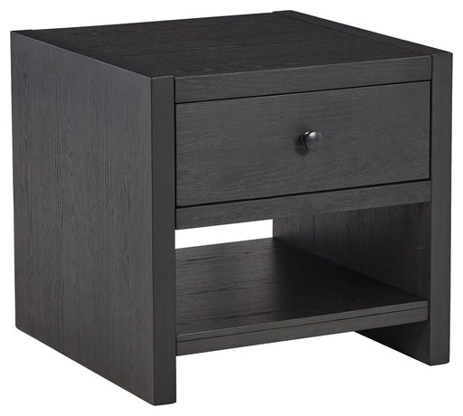 Foyland - Black - Square End Table Sacramento Furniture Store Furniture store in Sacramento