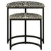 Zakiya - 2 Piece Demilune Nesting Table - Black And White Sacramento Furniture Store Furniture store in Sacramento