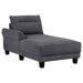 Caspian - Upholstered Curved Arms Sectional Sofa Sacramento Furniture Store Furniture store in Sacramento