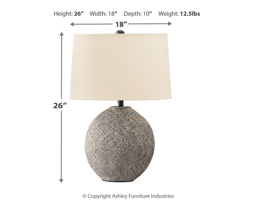 Harif - Beige - Paper Table Lamp Sacramento Furniture Store Furniture store in Sacramento