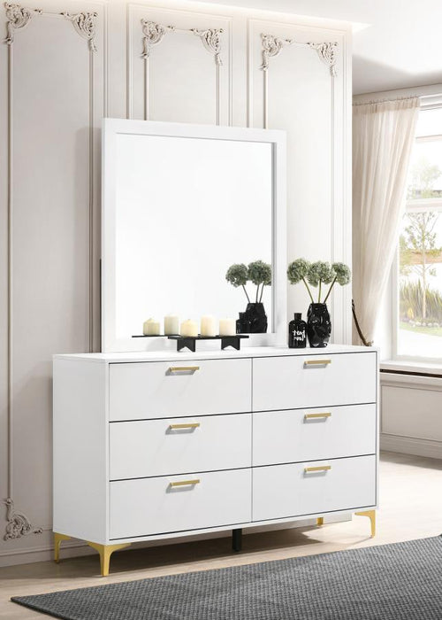 Kendall - 6-Drawer Dresser With Mirror