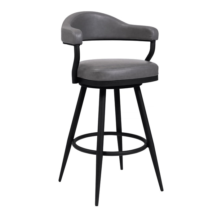 Justin - Swivel Vintage Bar Stool With Metal Legs