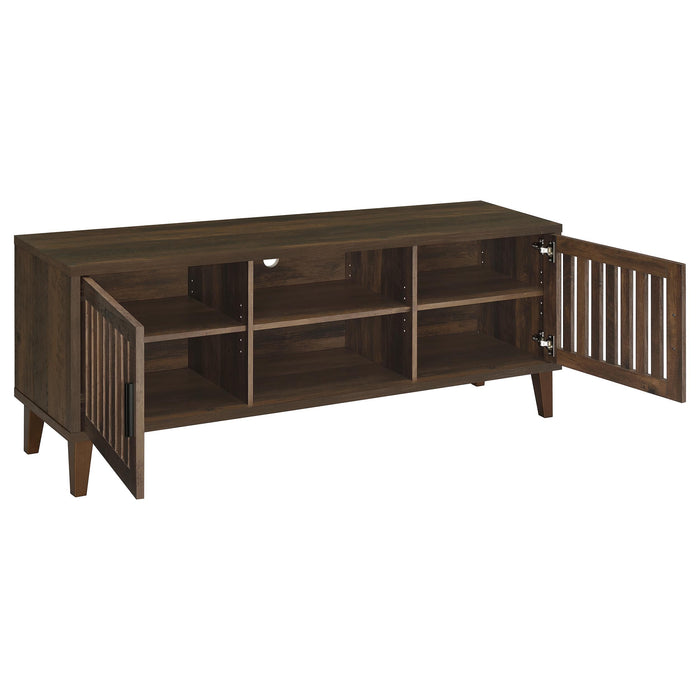 Sedona - 2 Door Engineered Wood 60" Tv Stand - Dark Pine