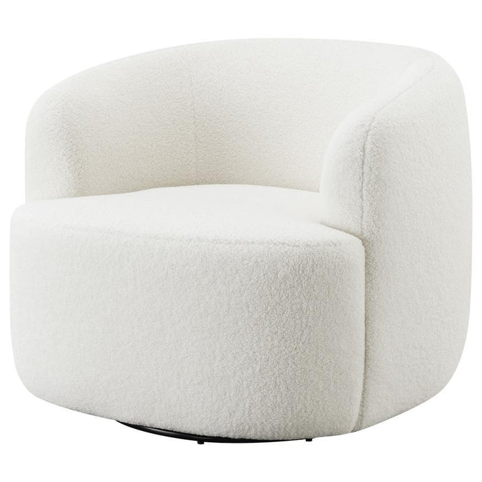 Hudson - Upholstered Swivel Chair - Natural Sacramento Furniture Store Furniture store in Sacramento