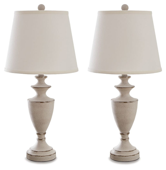 Dorcher - Antique Gray - Metal Table Lamp (Set of 2) Sacramento Furniture Store Furniture store in Sacramento