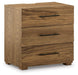 Dakmore - Brown - Three Drawer Night Stand Sacramento Furniture Store Furniture store in Sacramento