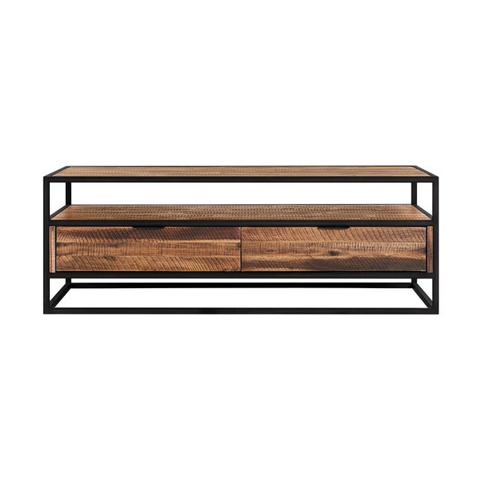 Ludgate - Rectangle Coffee Table / Shelf - Acacia / Black