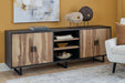 Bellwick - Natural / Brown - Accent Cabinet Sacramento Furniture Store Furniture store in Sacramento