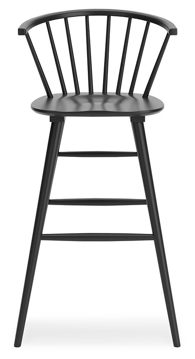 Otaska - Black - Tall Barstool (Set of 2) Sacramento Furniture Store Furniture store in Sacramento