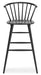 Otaska - Black - Tall Barstool (Set of 2) Sacramento Furniture Store Furniture store in Sacramento