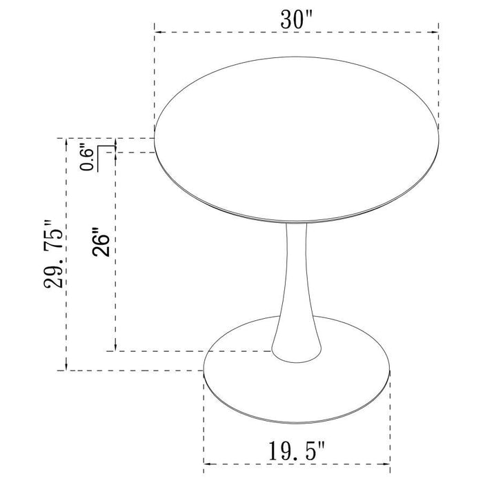 Arkell - Round Pedestal Dining Table Sacramento Furniture Store Furniture store in Sacramento