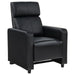 Toohey - Home Theater Push Back Recliner - Black Sacramento Furniture Store Furniture store in Sacramento