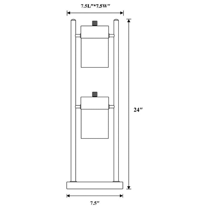 Munson - Adjustable Swivel Table Lamp - Brushed Silver Sacramento Furniture Store Furniture store in Sacramento