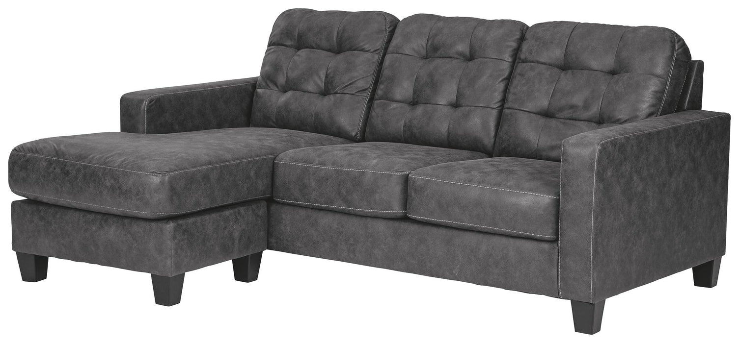 Venaldi - Gunmetal - Sofa Chaise Queen Sleeper Sacramento Furniture Store Furniture store in Sacramento