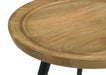 Zoe - Round End Table With Trio Legs - Natural And Black Sacramento Furniture Store Furniture store in Sacramento