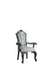 House - Delphine - Chair (Set of 2) - Two Tone Ivory Fabric, Beige PU & Charcoal Finish Sacramento Furniture Store Furniture store in Sacramento