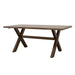 Alston - X-Shaped Dining Table - Knotty Nutmeg Sacramento Furniture Store Furniture store in Sacramento