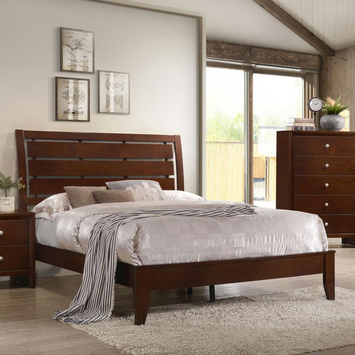 Serinity - Panel Bed with Cut-out Headboard Sacramento Furniture Store Furniture store in Sacramento