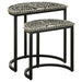 Zakiya - 2 Piece Demilune Nesting Table - Black And White Sacramento Furniture Store Furniture store in Sacramento