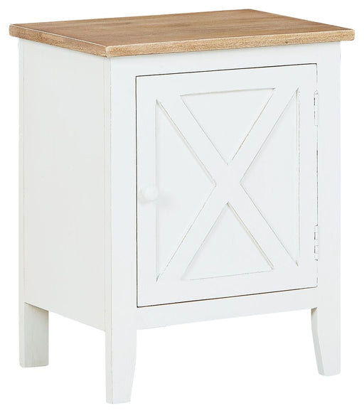 Gylesburg - White / Brown - Accent Cabinet Sacramento Furniture Store Furniture store in Sacramento